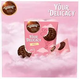 Цукерки Wawel Delicacy Vanilla ванільне суфле в шоколаді, 340 г (925511) - мініатюра 2