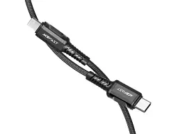 Кабель Acefast USB Type-C to Lightning 1.2m Black (6974316280484)