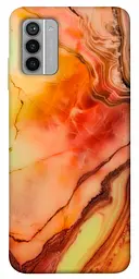 Чохол Demsky Червоний корал мармур для Nokia G42