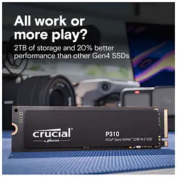 Накопичувач SSD M.2 2280 500GB P310 Micron (CT500P310SSD8) - мініатюра 4