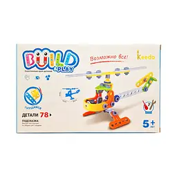 Конструктор Build&Play "Вертоліт" HANYE J-7710, 78 елементів - мініатюра 3