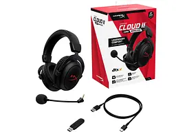 Навушники з мікрофоном HyperX Cloud II Core Wireless Black (6Y2G8AA) - мініатюра 7