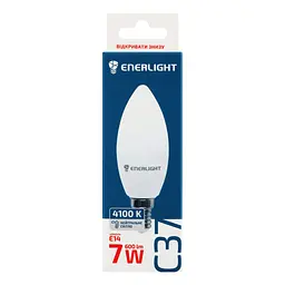 Світлодіодна лампа Enerlight С37, 7W, 4100K, E14 (C37E147SMDNFR) - мініатюра 3