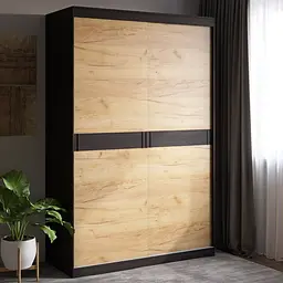 Шафа-купе Еверест Соната 1400 дводверна 140х60х217 венге темний/дуб крафт золотий (EVR-2396) - мініатюра 2