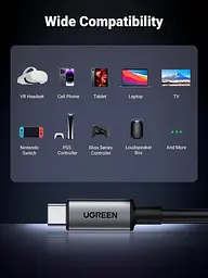 Кабель кутовий для VR - Ugreen US551 Right Angle USB-C to USB-C VR Link Cable 5 метрів (6957303896295) - мініатюра 5