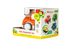 Іграшка Baby Team Міні-транспорт машинка помаранчева (8604_помаранчева машинка) - мініатюра 4