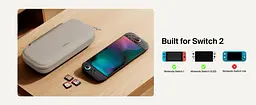 Belkin Чохол із аккумулятором 10000мА·рік для Nintendo Switch 2, Charcoal - мініатюра 4