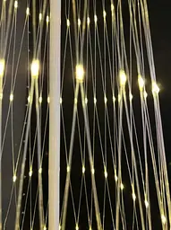 Новорічна конусна ялинка Sun Lamp світлодіодна 480 лампочок теплий білий 8 режимів 250 см - мініатюра 4