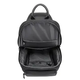 Однолямковий рюкзак через плече Bange BG-7566 7л Сумка-слінг з USB-роз'ємом Black (19367) - мініатюра 5