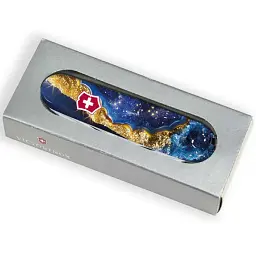 Складаний ніж Victorinox HUNTSMAN DESIGN Золотисто-блакитний кристал - мініатюра 5