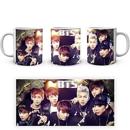 Кухоль GeekLand Bangtan Boys BTS З ланцюгами CP 04.475.439 330 мл білий - мініатюра 3