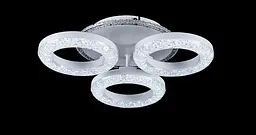 Люстра стельова LED Splendid Ray L2722/3, 70W, білий, метал, акрил, сучасний стиль з пультом і димером - мініатюра 2