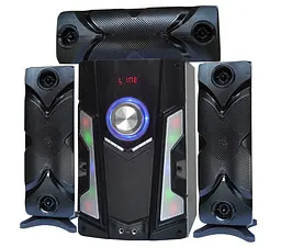 Компьютерные колонки 3.1, музыкальный центр BIG MUZ 3in1 60W Bluetooth - мініатюра 1