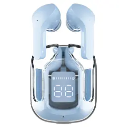 Навушники бездротові TWS Bluetooth Air31 з боксом для заряджання Blue (16501) - мініатюра 2