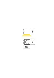 Бра вуличне Redo Group TEKO AP LED COB 6W IP65 DG 3000K(5.1.2) Redo 90098 - мініатюра 2
