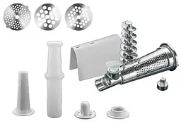 М'ясорубка Liberton LMG-20TG02S, Silver/Black, 2000W, продуктивність 1.4кг/хв, диски для помелу 3/5/7мм - мініатюра 2