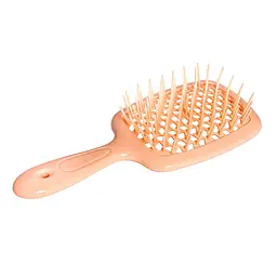 Гребінець щітка для волосся Superbrush Plus Hollow Comb Бежевий 85781