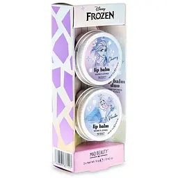 Набір бальзамів для губ Mad Beauty Frozen Крижане серце круглі 2 шт. × 12 г - мініатюра 2
