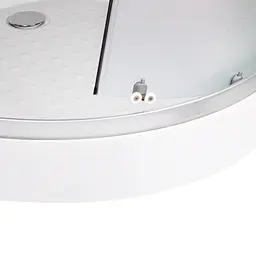 Гідромасажний бокс Lidz Tani SBM90x90.SAT.LOW.FR, скло Frost 4 мм, Білий, Універсальна, Белый, білий, мелкий (до 20 см) - мініатюра 9