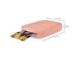 Портативний фотопринтер HP Sprocket 2x3 Blush Pink (ISPP) - мініатюра 2