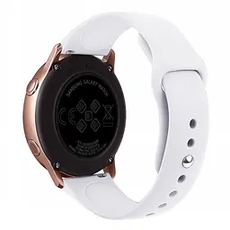 Універсальний ремінець Silicone Band для Xiaomi Amazfit Bip 20mm White [45138] - мініатюра 2