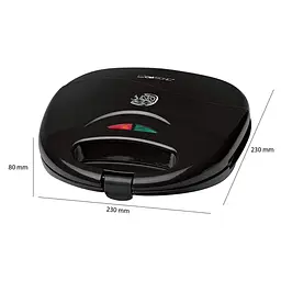 Сендвічниця Clatronic ST 3477 Black - мініатюра 3