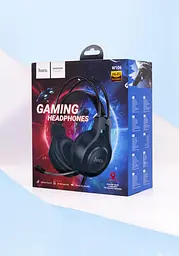 Навушники Hoco W106 Tiger gaming headset Black - мініатюра 6
