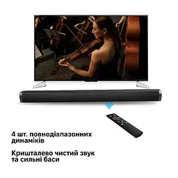 Саундбар Samtronic SM2112 40 Вт Чорний - мініатюра 3