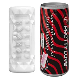 Мастурбатор - Pretty Love Pop-Top Can Masturbator Red