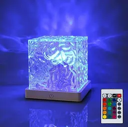 Проектор нічний Good Idea з проекцією Coba RGB з ефектом водяної хвилі з пультом  - мініатюра 6