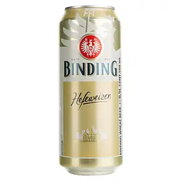 Уцінка. Пиво Binding Hefeweizen світле 4.8% 0.5 л з/б  
