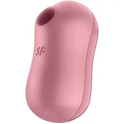 Вакуумний стимулятор клітора з вібрацією Satisfyer Cotton рожевий