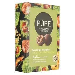 Цукерки Pure Chocolate трюфелі фундук-печиво 148 г (932191) - мініатюра 2