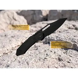 Ніж складаний туристичний Weknife Bogey (9.3 см) Bohler M390 / Titanium чорний - мініатюра 11