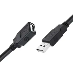 Дата кабель USB 2.0 AM/AF 1.8m black ColorWay (CW-CBUF076-BK) - мініатюра 3