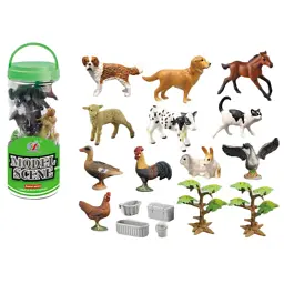Игровой набор "Домашние животные" Dino Toys, 12 шт, тубус (54500)