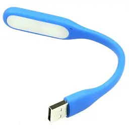 USB Led лампа flexible синя