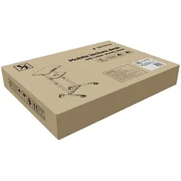 Приставний стіл Gembird Підлогова, висота 1110-1345 мм, (до 10 кг) (TVS-DESK-01-BK) - мініатюра 4