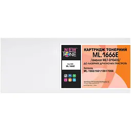 Картридж тон. NEWTONE для Samsung ML-1661/1666/1861/1866 аналог MLT-D1043S Black ( 1500 ст.) (ML.1666E) - мініатюра 2