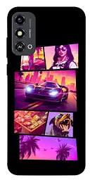 TPU чехол Demsky GTA vibes для ZTE Blade A53