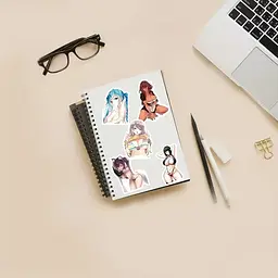 Водонепроникний вініловий стікер в стилі Аніме. Набір 60 штук - мініатюра 5
