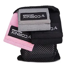 Резинки для фітнесу та спорту із тканини Cornix Hip Band набір 3 шт XR-0050 - мініатюра 5