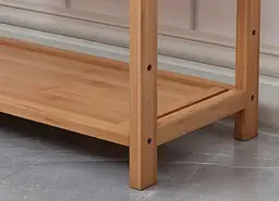 Бамбуковий стелаж-етажерка 4 яруси 98x30,5x23 см (91960001) - мініатюра 7