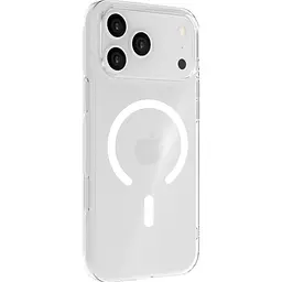 Чохол iLera GlassCase + Camera Button with MagSafe для Apple iPhone 17 Pro Max Transparent (ILGCLCa17PrMx) [150420]