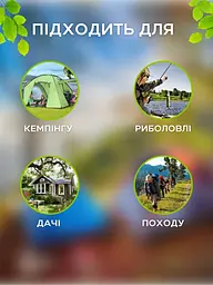 Переносний туристичний похідний душ на дачу, для кемпінгу, садовий 20 л. чорний (7223879169) - мініатюра 6