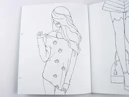 Розмальовка #Girls#Fashion#Cats - Олександра Наята - мініатюра 4