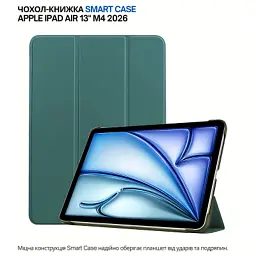Чохол до планшета BeCover Smart Case Apple iPad Air 13" M4 2026 Dark Green (715302) - мініатюра 5