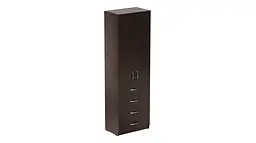 Шафа Анжело Ferrum-decor на 3 полиці з 2 дверима та 4 ящики 1900x600x380 ДСП Венге Магія 16 мм (FRD-104991) - мініатюра 3