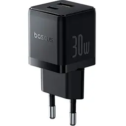 Зарядний пристрій Baseus 1xUSB-C 30W + 1xUSB + cable USB-C to USB-C 60W 1.0m (P1011160A113-01) - мініатюра 2