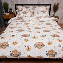 Комплект постільної білизни Moon&Star Дитячий 110x140 см наволочки 2x50x70 см Teddy Dreams Бязь Gold Люкс - мініатюра 2